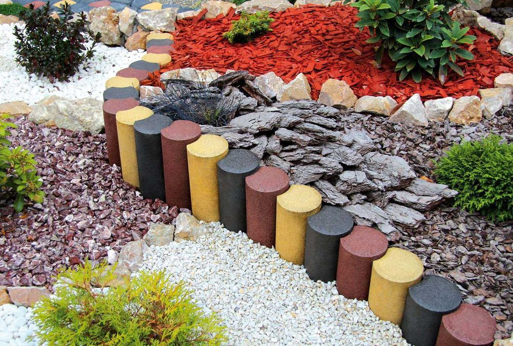 Бруківка,квітник,бордюр,палісад,поребрик