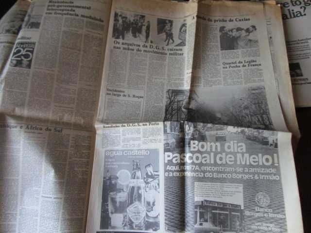 Jornal histórico O expresso 27 de abril de 1974