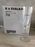 Kieliszki do szampana Ikea 6 szt