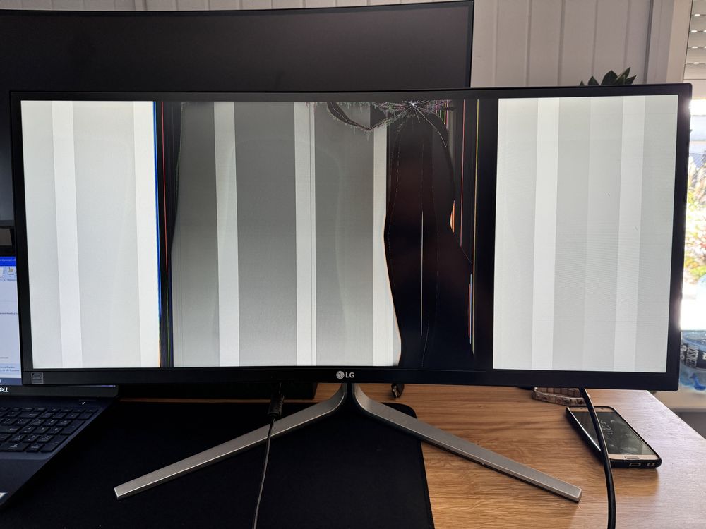 Uszkodzony monitor  LG 29UC97C-B Curved czarny