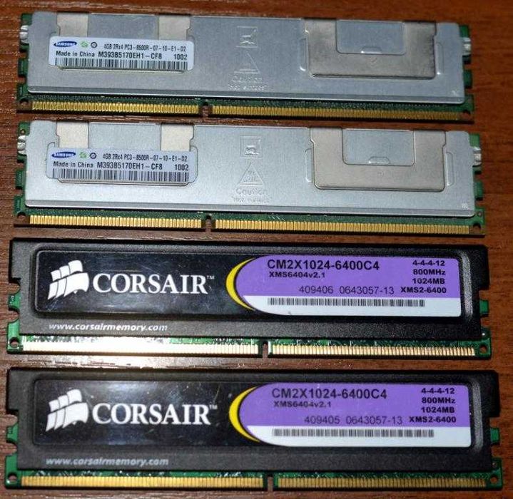 планки памяти разные 25од.