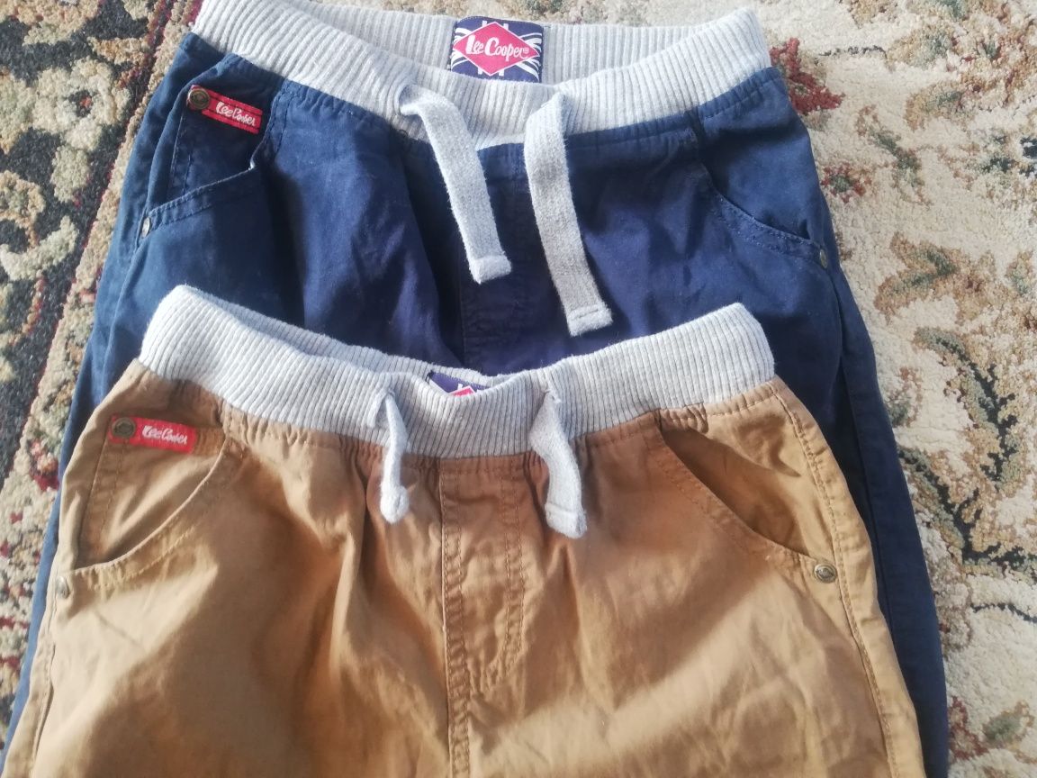 2x spodenki 3/4 Lee Cooper 8/9 lat