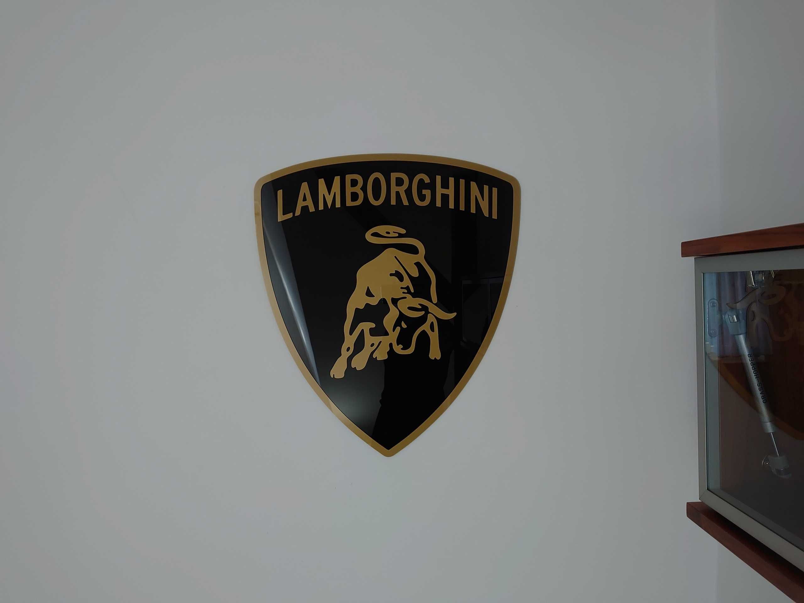 Lamborghini logo na ścianę idealny na prezent dla męża chłopaka