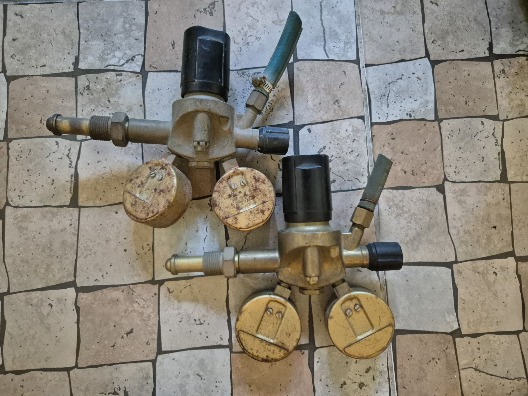 Manometros de oxigenio e acetileno