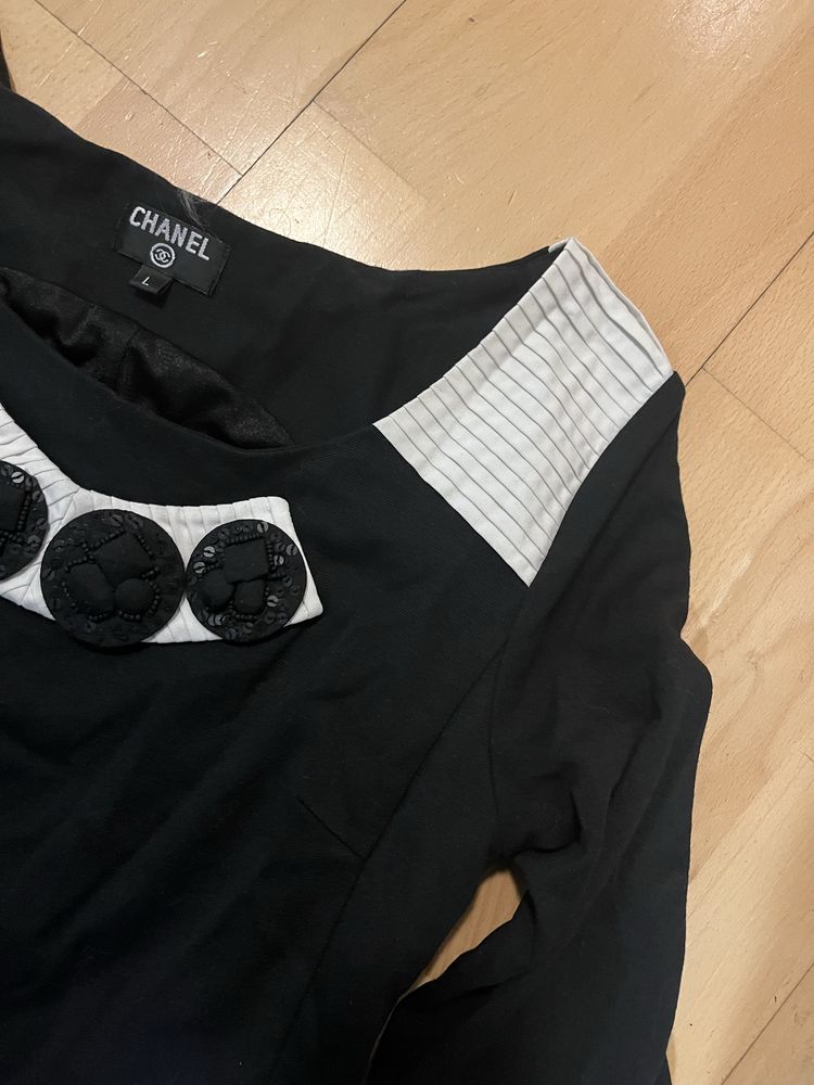 Sukienka czarna, chanel L