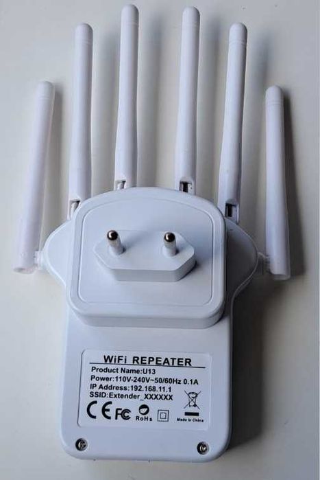 Підсилювач усилитель Репітер маршрутізатор Wi-Fi  300мБит/с 2.4G