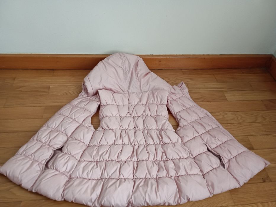 Kispo, colete e parka 7-8 anos ( como novos)