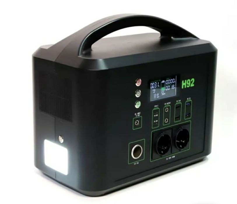 Huada H92 1024Wh 1000W LiFePo4 Портативная зарядная электростанция