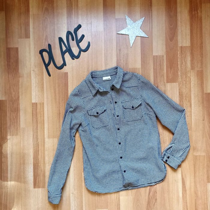 Сорочка на дівчинку гусина лапка стильна тепла