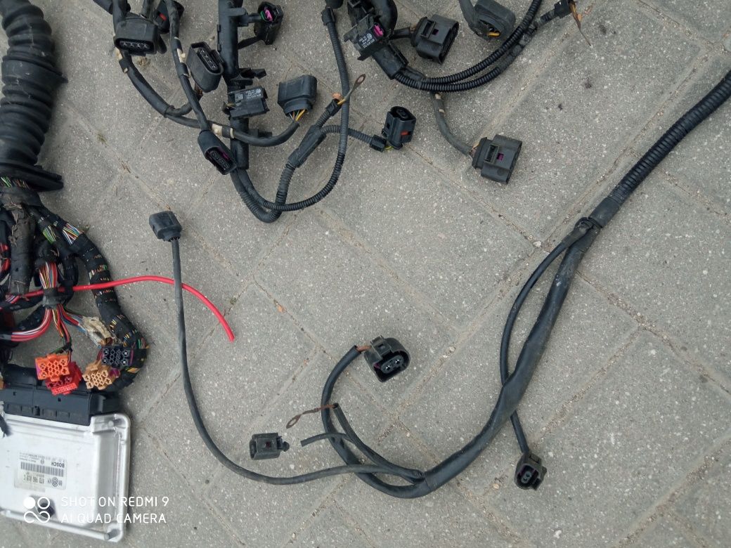 VW Passat B5 lift w8 4.0 komputer sterownik wiązka elektryczna silnika