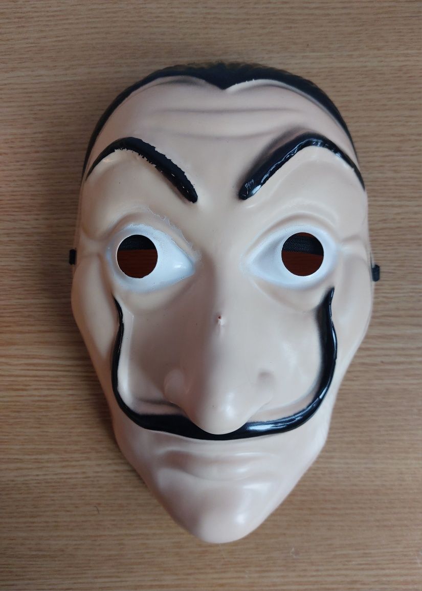 Uniwersalna Maska kostiumowa Salvador Dali,6szt 30zł,strój karnawałowy