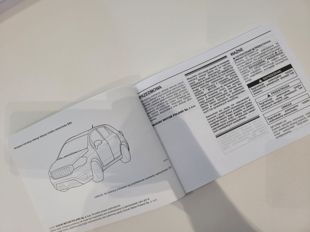 Instrukcja Suzuki SX4 S-Cross obsługi samochodu