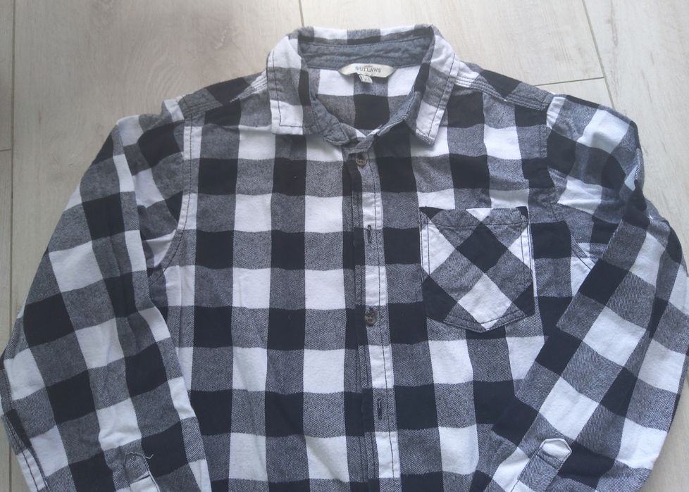 Koszula flanelowa 146/152, bawełna 100%