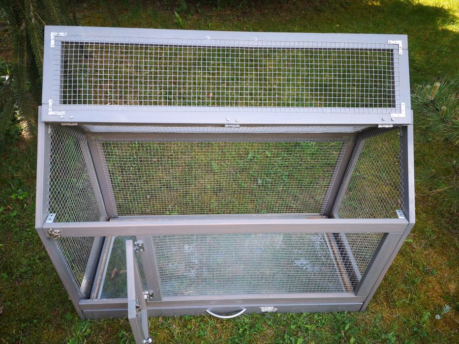 Klatka królik chomik drewniana buk