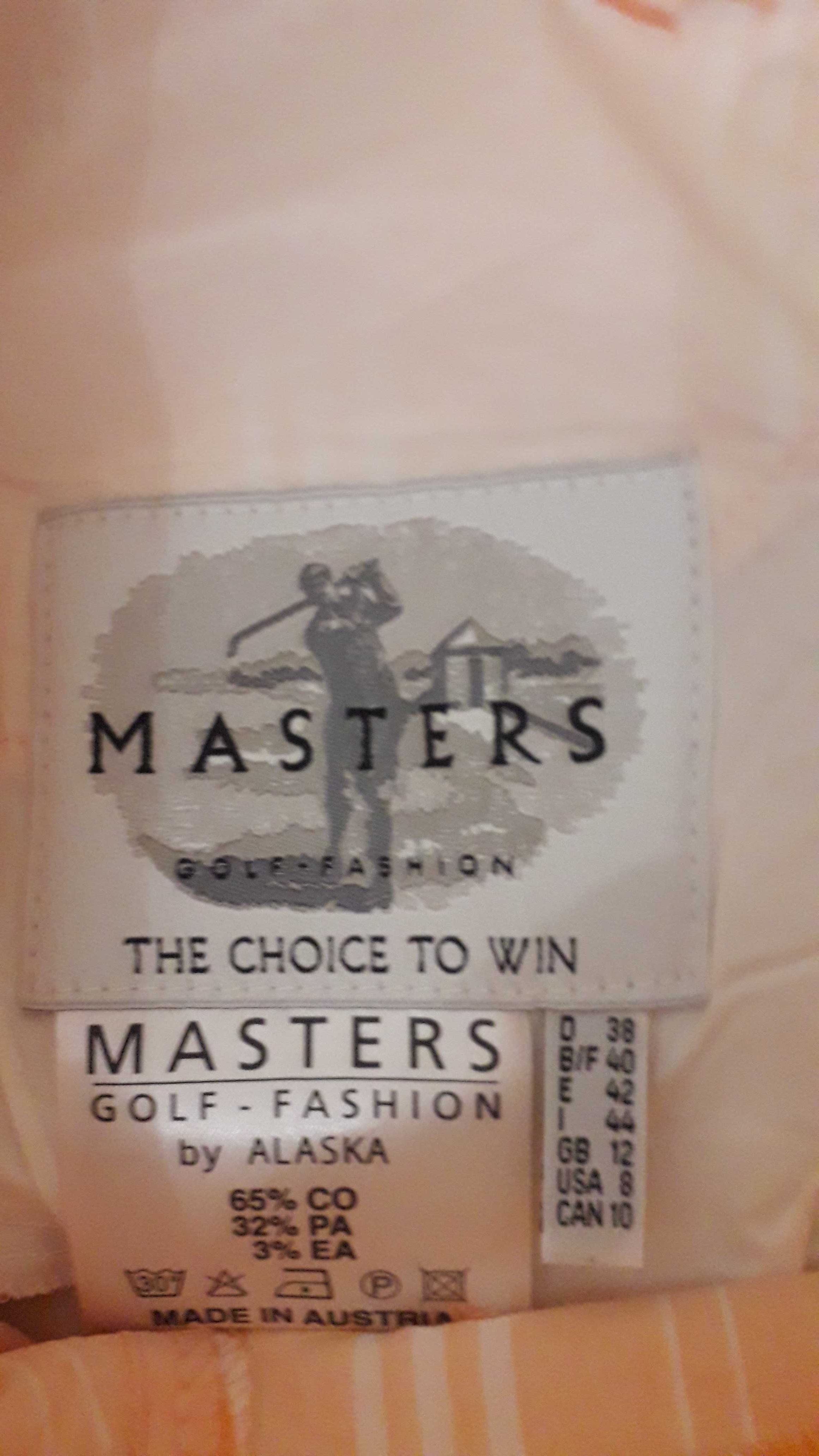 Spodenki spodmie do golfa MASTERS golf 38 jak nowe