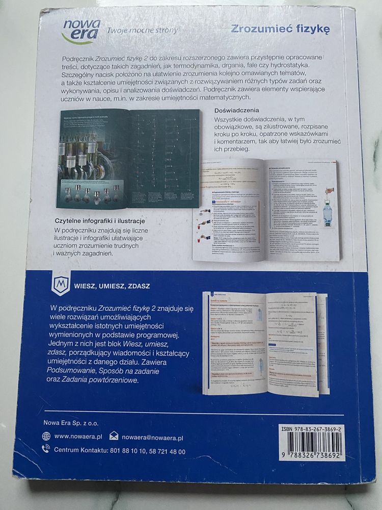 Podręcznik Zrozumieć fizykę 2 dla liceum i technikum