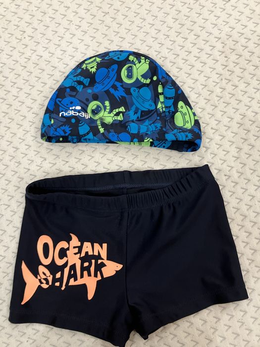 Kąpielówki 5-6 lat, czepek