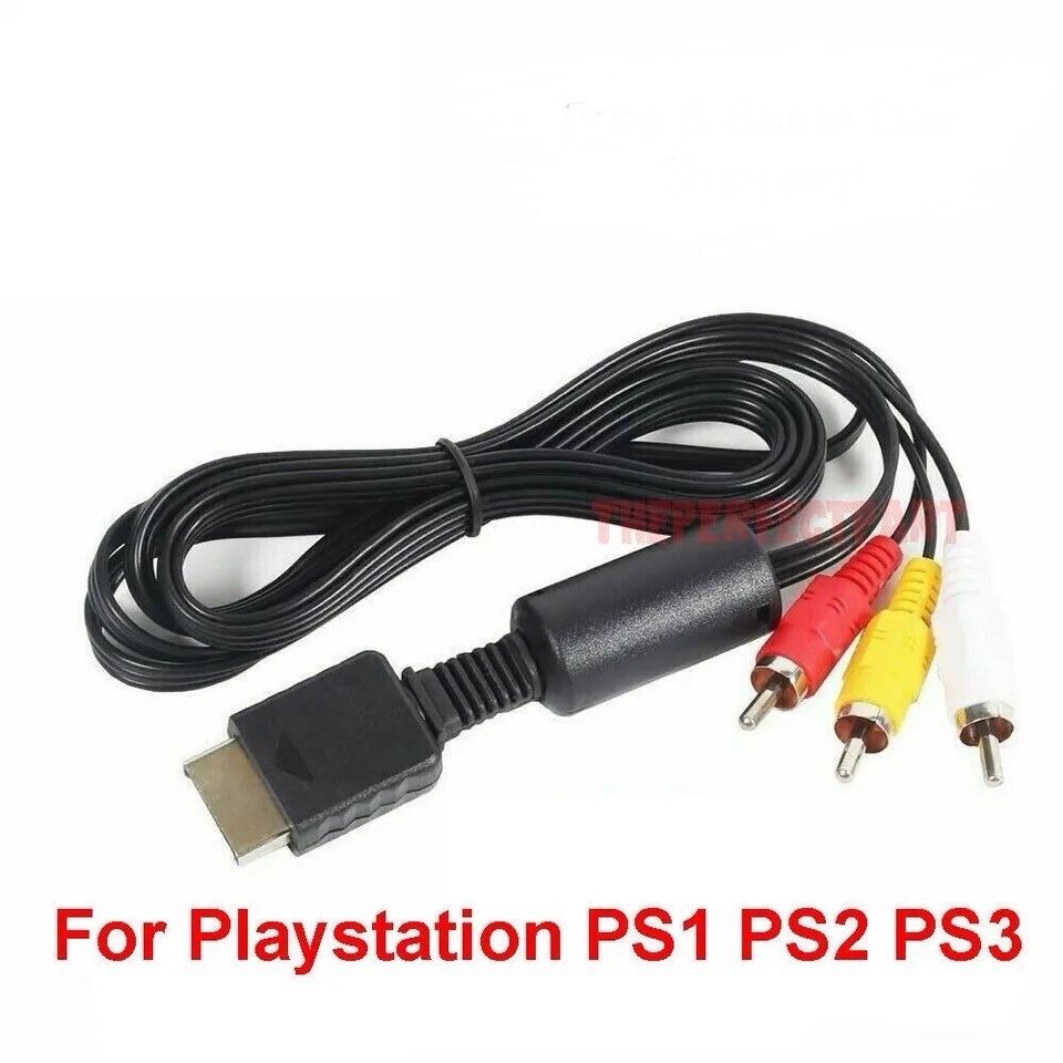 Видео Шнур Кабель Sony PlayStation 1 2 3 PS2 PS3 1,8м TV AV PS One