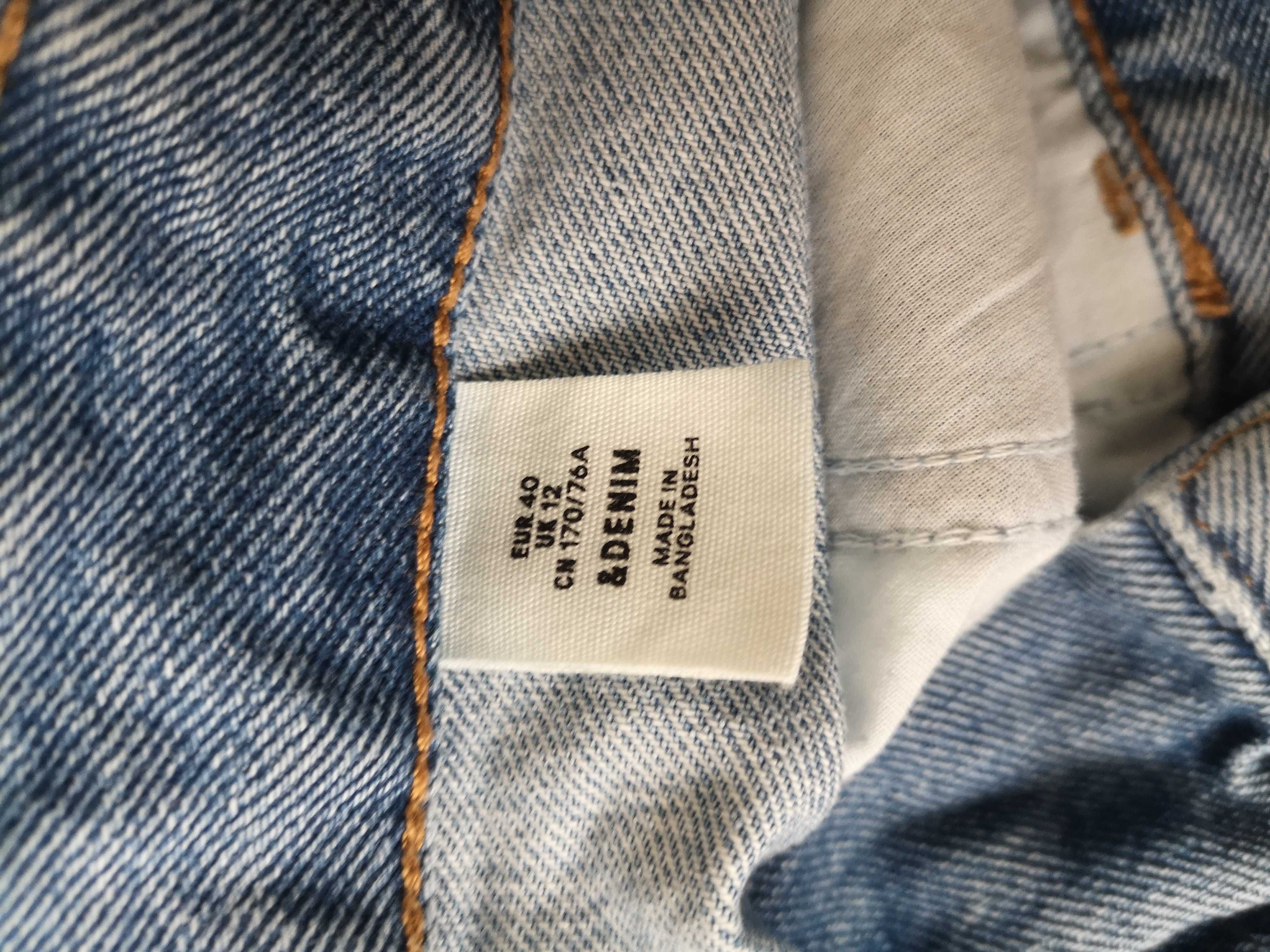 Jeansowa spódnica mini H&M rozmiar 40