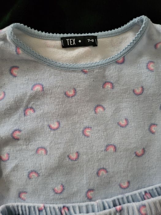 2x piżama dla dziewczynki 122/128