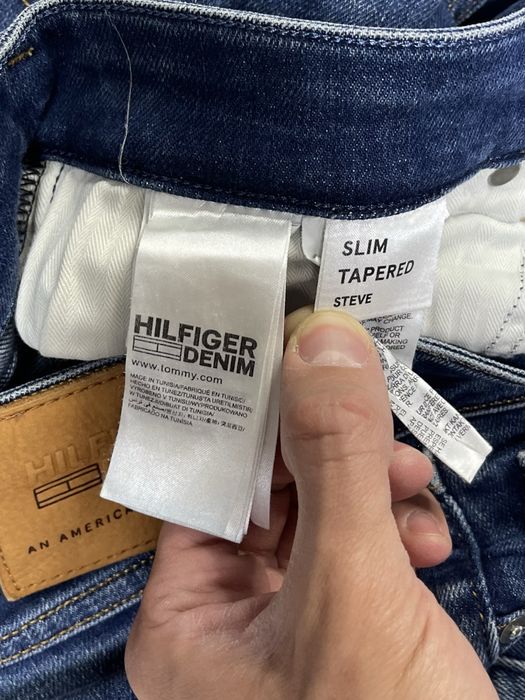 Tommy hilfiger джинсы w32 l32 размер оригинал зауженные синие