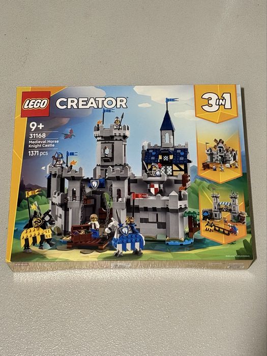 LEGO® 31168 Creator 3w1 - Średniowieczny zamek rycerzy konnych