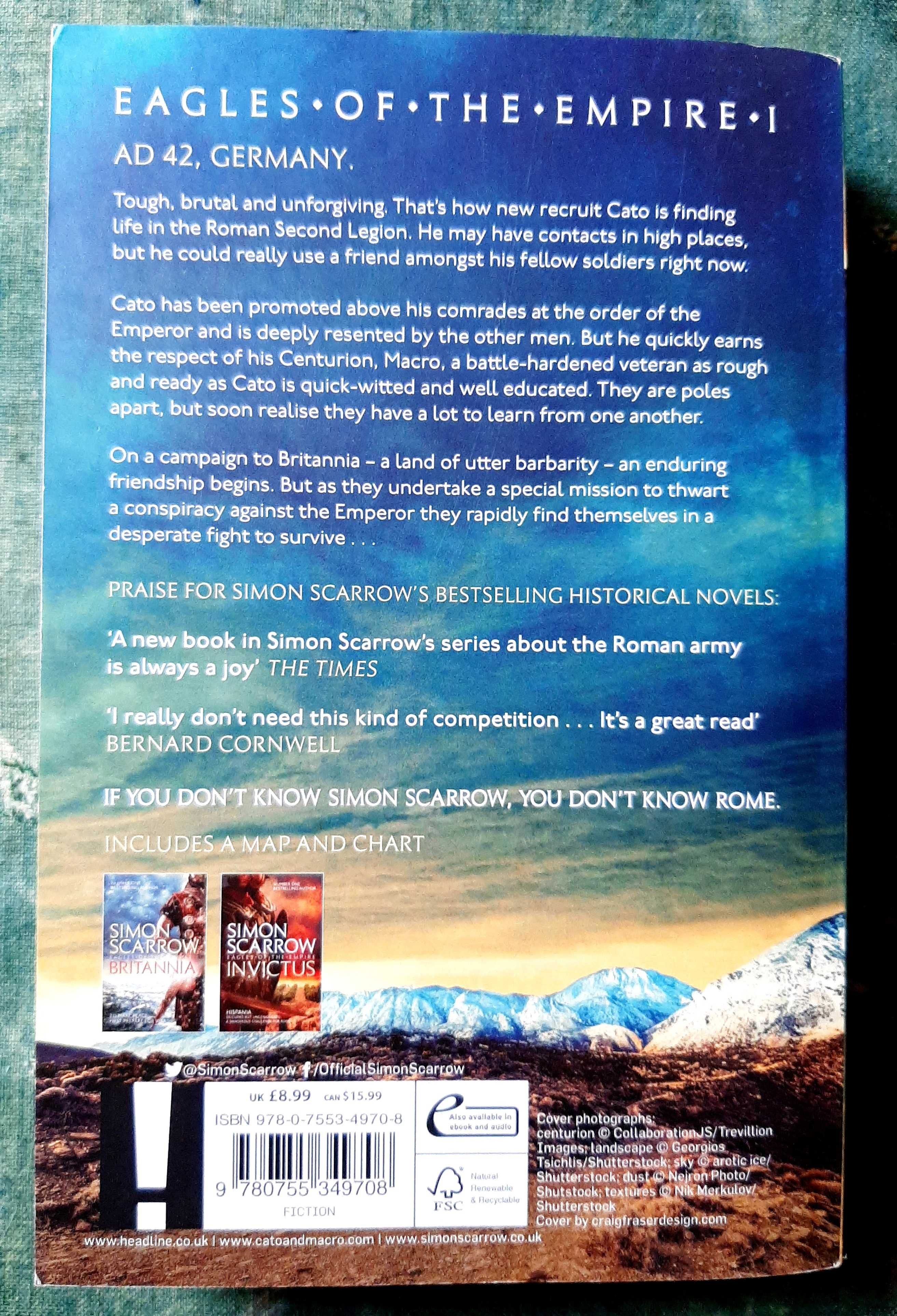 Eagles of the Empire, Simon Scarrow. Volumes I a V.