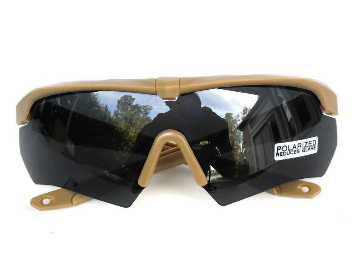 Тактические защитные очки ESS Crossbow с 3 линзами и диоптрией.