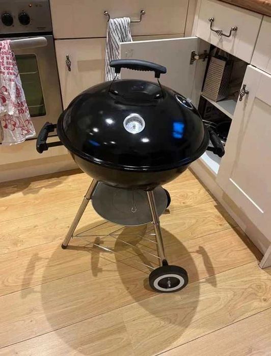 Grill kulisty z termometrem Kono