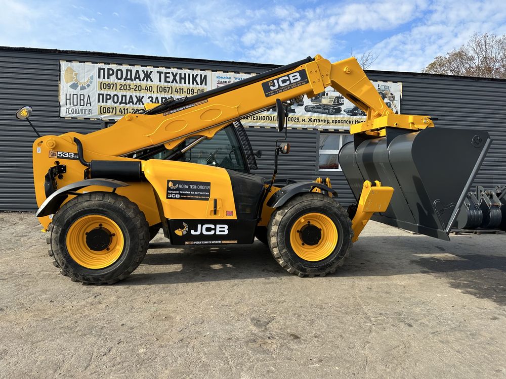 Телескопічний навантажувач погрузчик jcb 533-105