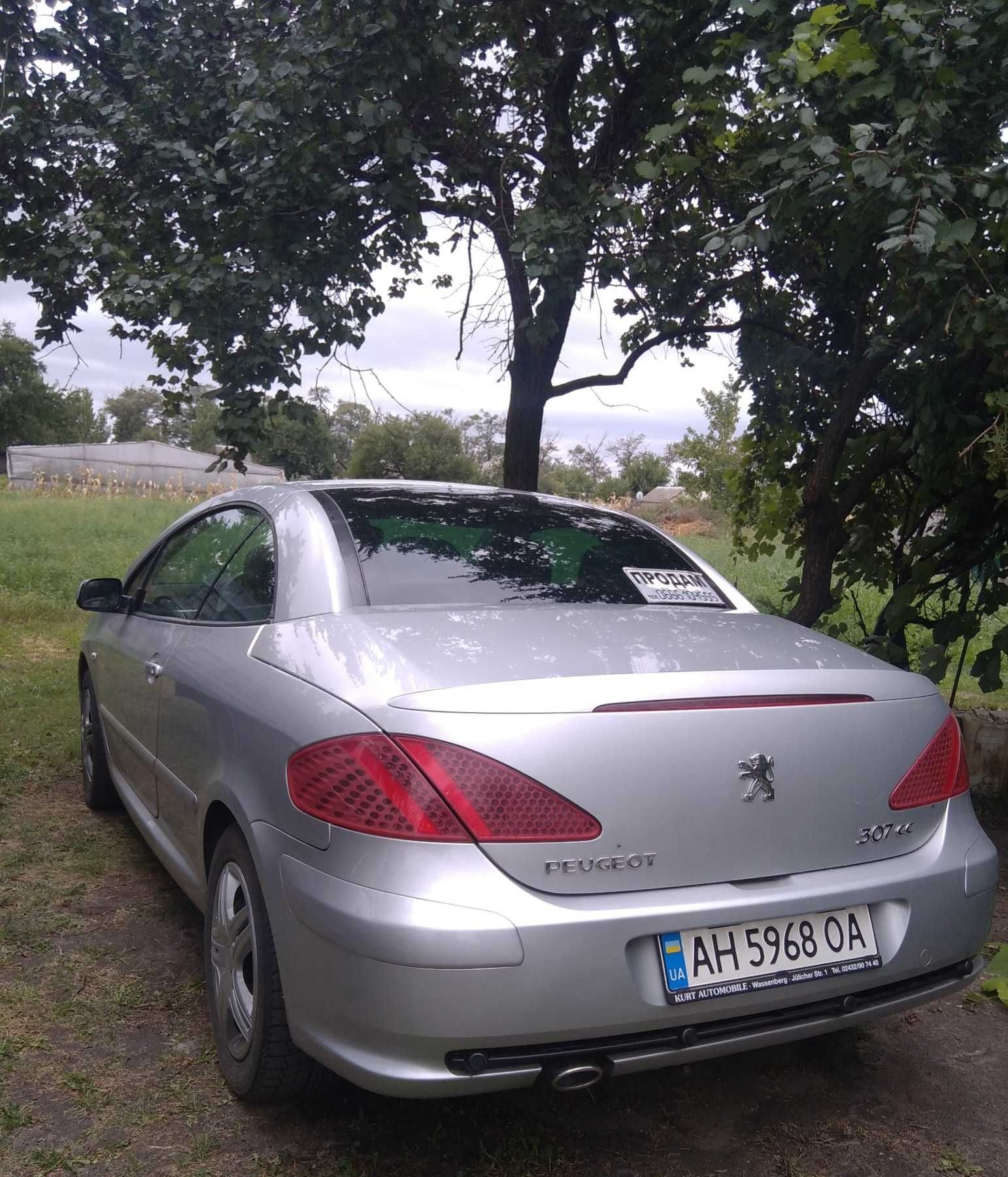 Продам Peugeot 307cc