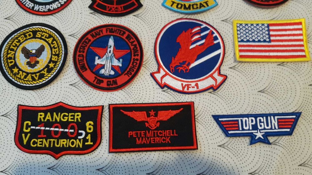 TOP GUN naszywka - 12 szt.