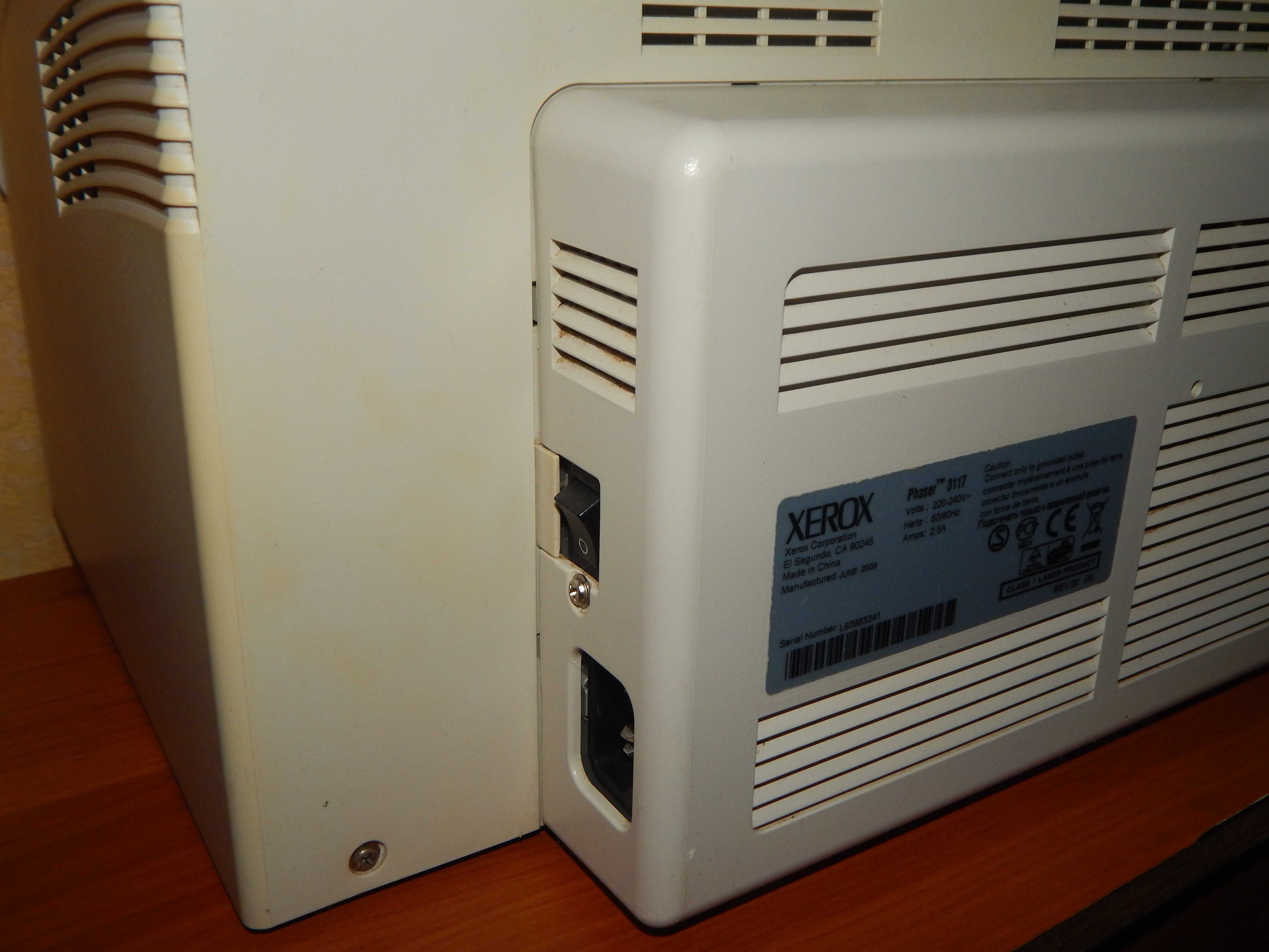 Принтер лазерный универсальный XEROX Phaser 3117 в хорошем состоянии