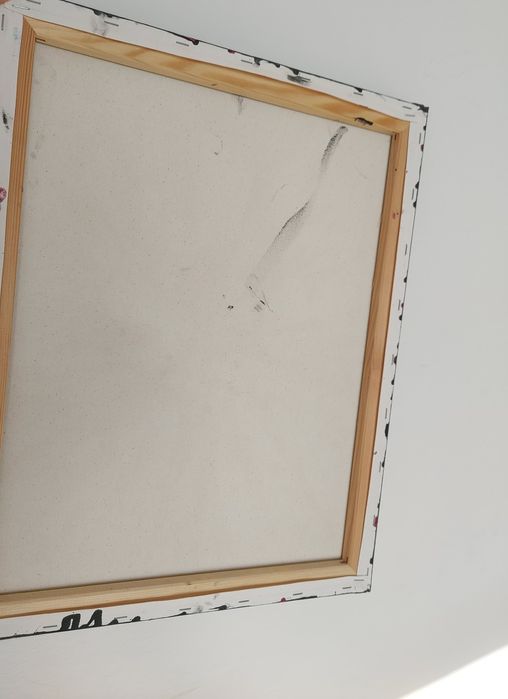 Obraz na płótnie czarno różowo  fioletowy 50x40