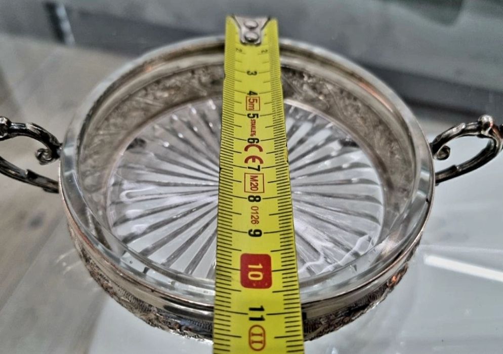 Posrebrzana i sygnowana maselniczka Cooper