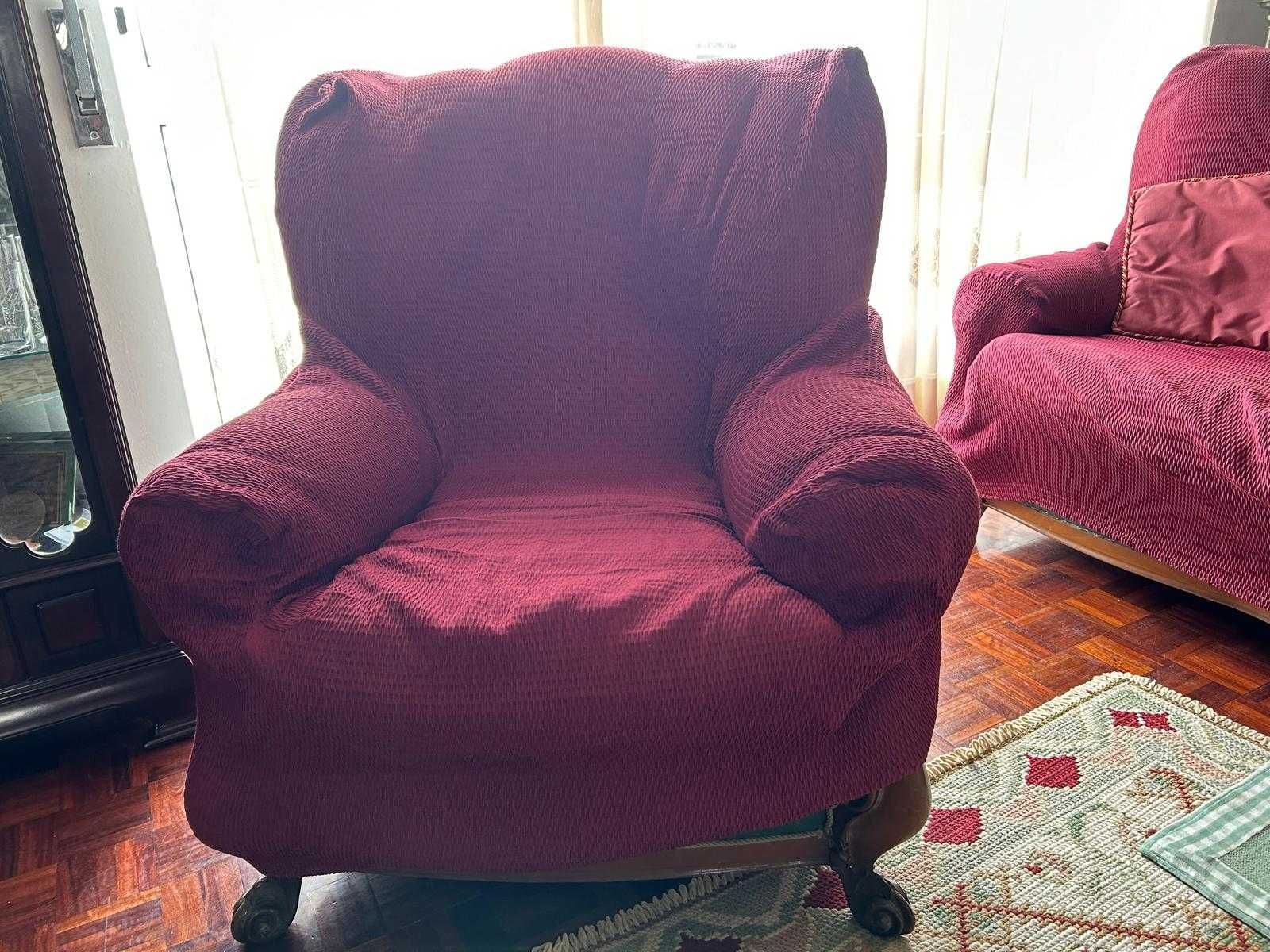 Conjunto de Sofás Usados (à moda antiga)