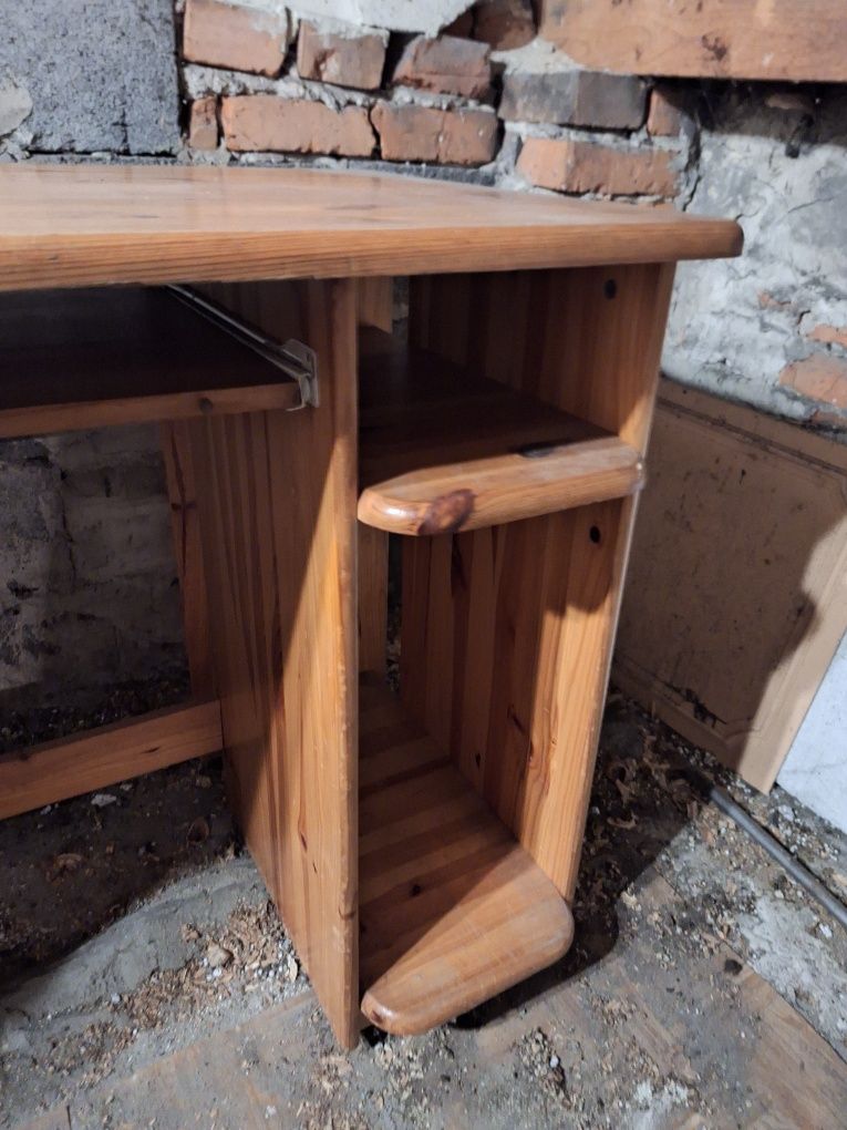 Biurko lite drewno 140x80
