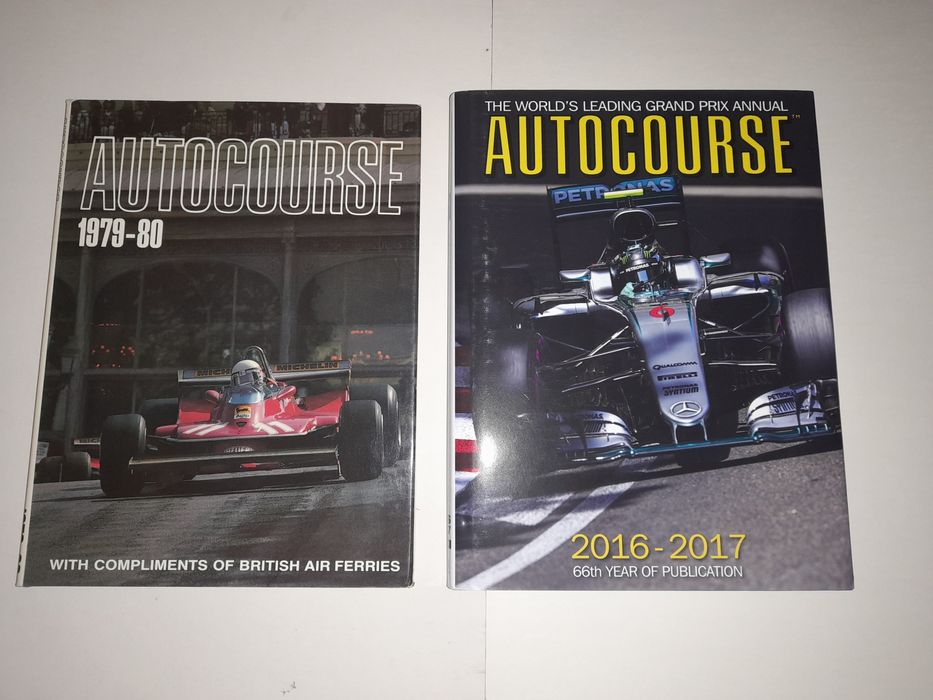 Anuários F1  Autocourse vários anos (1977 a 2016) em inglês e francês