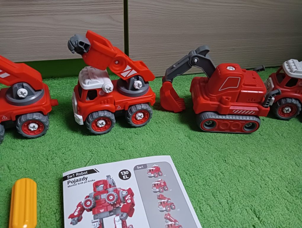 Robot 5 w 1 pojazdy