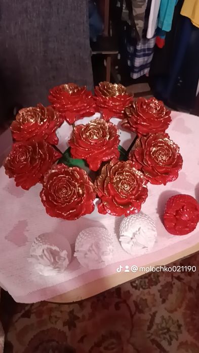 Букет з Гіпсових Троянд