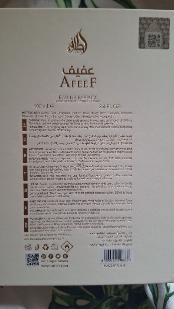 Lattafa afeef 100ml.