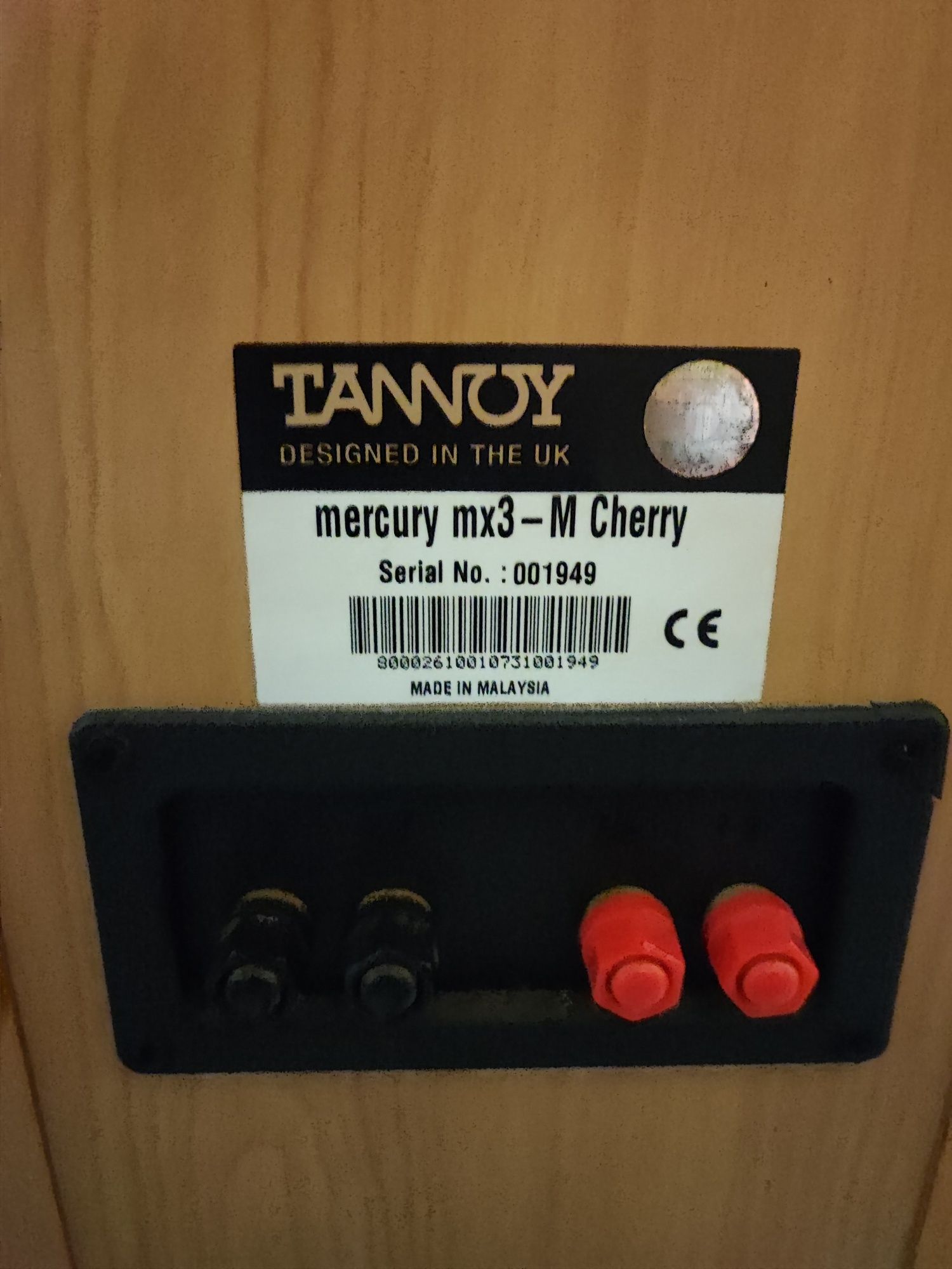 Colunas Tannoy Mercury MX3