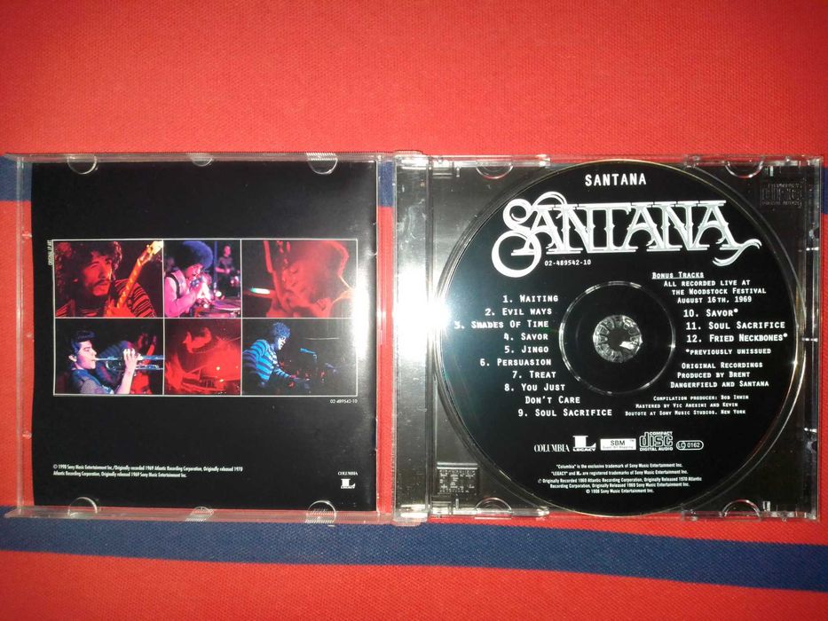 Santana "Santana" фирменный CD Made In The EU.