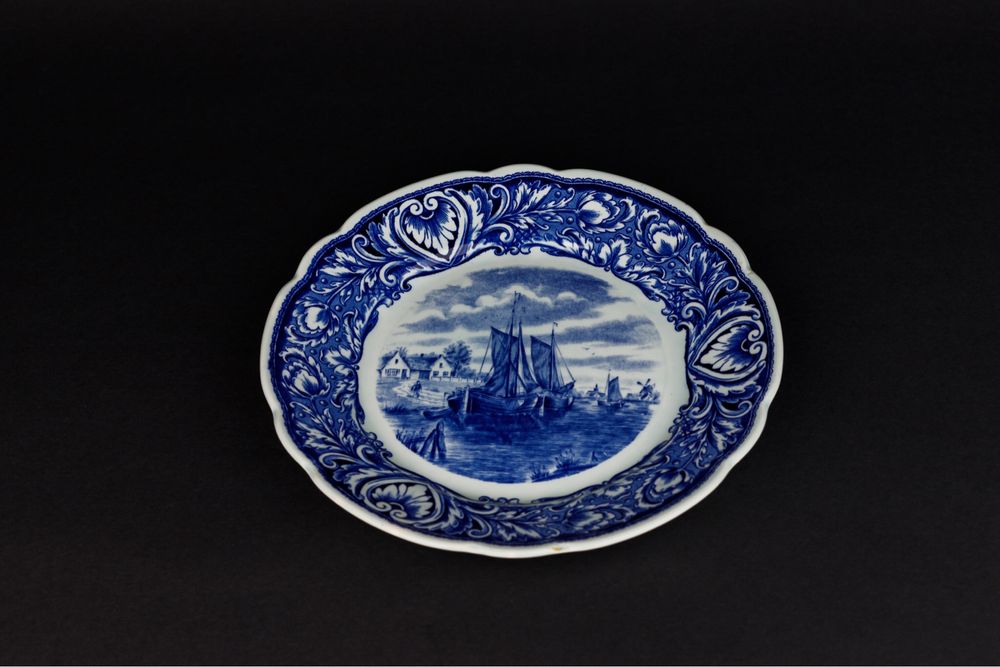 Delft Boch stary ceramiczny talerz lata 70-te