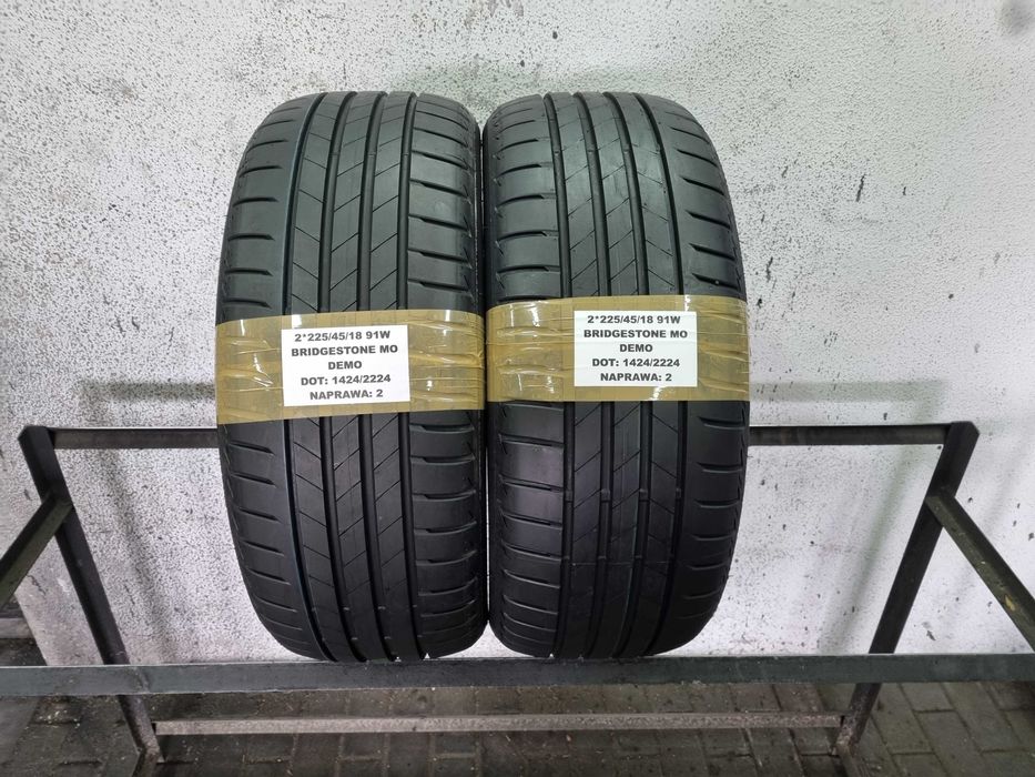 225/45/18 91W Bridgestone Turanza T005 MO DEMO PARA Montaż Wysyłka