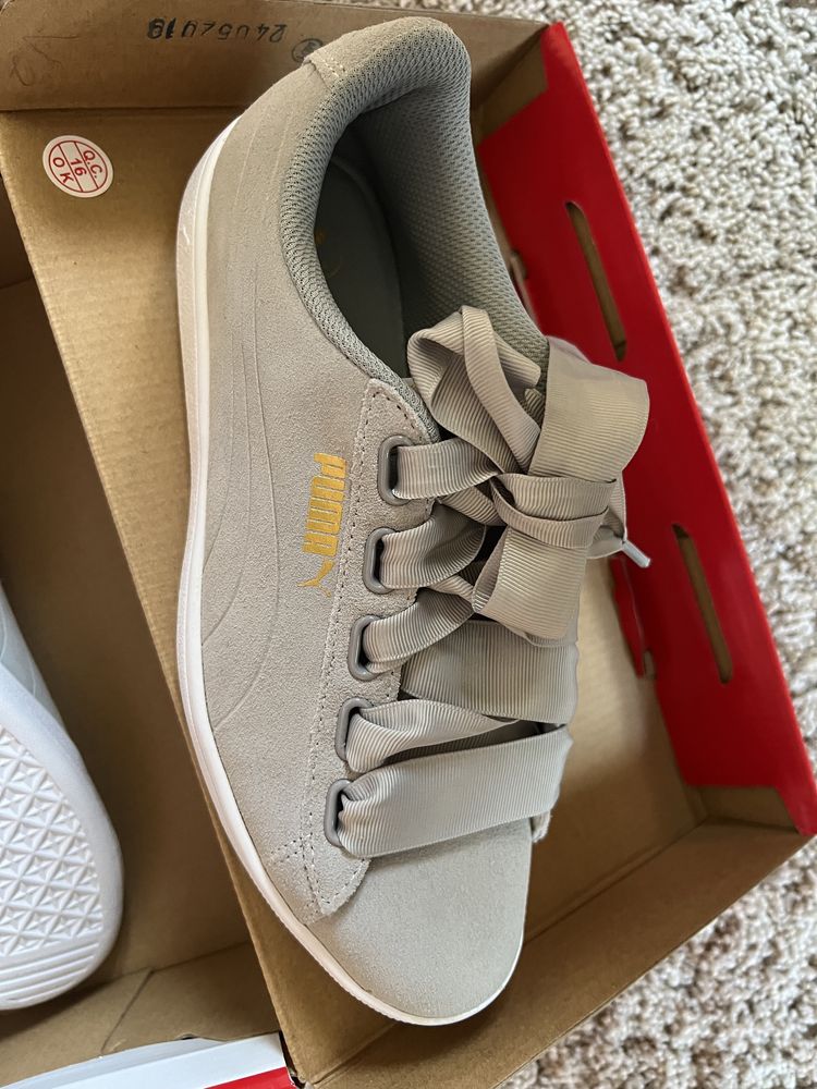Tennis Senhora Puma Vikky Ribbon & Heart Smile NOVOS 37/40
