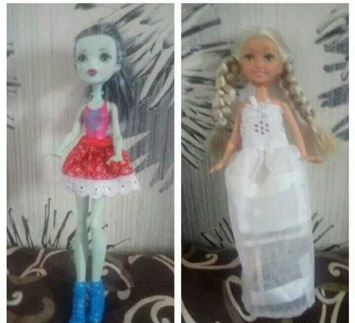 Новое платье сарафан юбка для куклы барби  Barbie