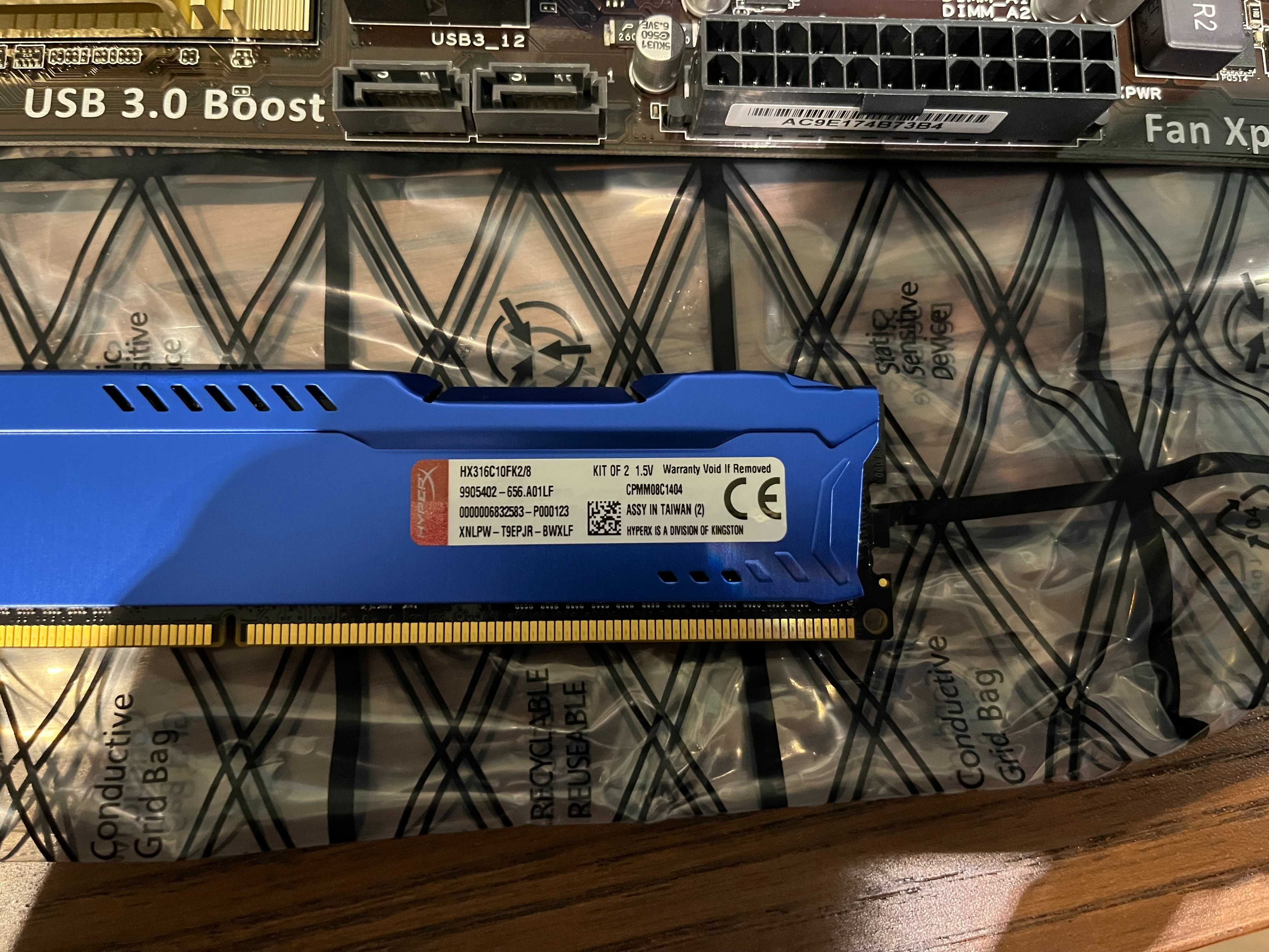 Intel Core i5-4590 3.3GHz / Asus Z97-P / HyperX DDR3 16GB 1600 CL10