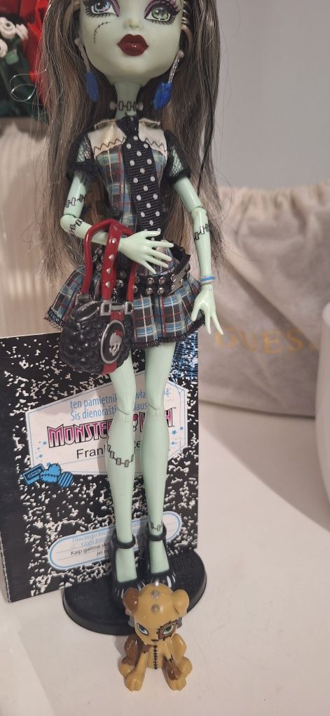 Frankie stein basic monster high wave 1 lalka lalki kompletna