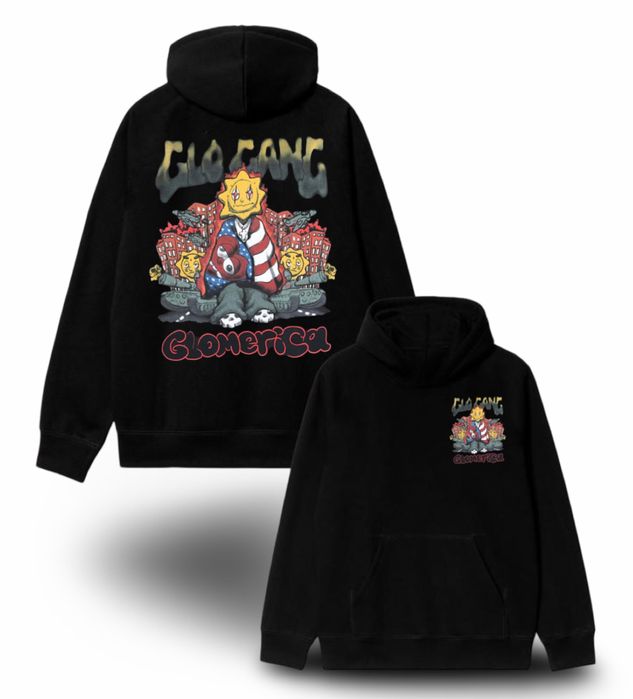 Худи Glo Gang Logo унисекс гло гэнг толстовка тишка Новинка сезона New